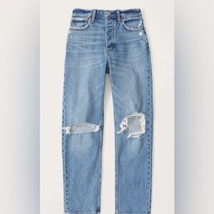 Abercrombie & Fitch High Rise Dad Jean Curve Love